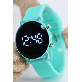 Resim Sonsuzsaat 6-15 Yaş Kız Çocuğa Hediye Mint Yeşili Hediyelik Kol Saati 