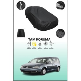 Resim Dokaca Siyah Volkswagen Caddy 3 Uyumlu Araba Brandası, Koruyucu Örtü, Oto Branda 