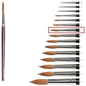 Resim Suluboya Fırçası 5 Numara Samur Guaj Boya Fırça No:5 1 Adet 