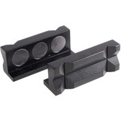 Resim Shineyee Manyetik Alüminyum Mengene Çene Koruyucu Bıçaklar - Siyah 10.3x4.1x3.2 Cm 