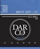 Resim Martin & Co Darco D520 80/20 Bronze Akustik Gitar Teli Light 12-54 