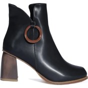 Resim Arega Kalın Topuklu Kadın Siyah Bot 