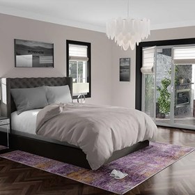 Resim Monnhein Yıkanabilir Halı ve Yolluk - Kaymaz Tabanlı Salon Halısı, Mutfak Halısı, Modern Dijital Baskı Tasarım (0235) 