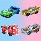 Resim Disney Cars Film Lightning McQueen Dökme Metal Oyuncak Araba - İtme Hareketli, Canlı Renkler ve Detaylı Tasarım ile Masa Dekoru, Doğum Günü Hediyeleri & Parti Malzemeleri (Pil Gerekmez) 