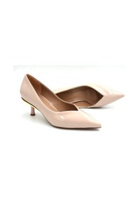 Resim Beyaz Arcangelo Alçak İnce Topuklu Kadın Stiletto Bej Bej 