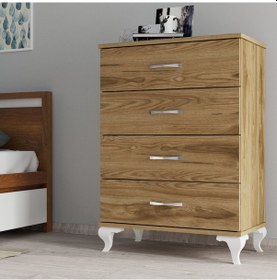 Resim Moxen S3 Şifonyer Ceviz 