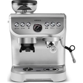 Resim Karaca Coffee Art 2 L Barista Öğütücü + Süt Köpürtücü+ 15 Bar Basınçlı Espresso Kahve Makinesi 