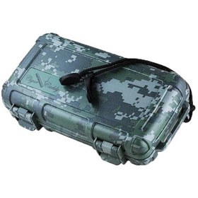 Resim Cigar Caddy Travel Humidor 5'li Kamuflaj Puro Seyahat Çantası 