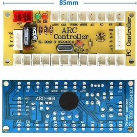 Resim Arcade Usb Kontrol Kart Seti PC Joystick Oyun Kol Konsol Buton 