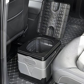 Resim Valkyrie Seyyar Portatif Tuvalet Katlanır Tekne Karavan Kamp Araba Tuvaleti 