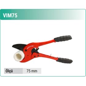 Resim Vira Boru Kesme Makası 75 mm 