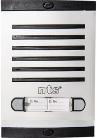 Resim Nts Diafon Sesli Işıklı Fotoselli Çift Sıra 2Li Zil Butonu 4001-2 