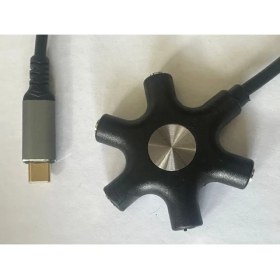 Resim Keepro Typec Ses Kartı 5 Çıkışlı Typec Ses Kartı 5 Port Type-C Ses Kartı 