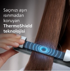 Resim Philips Saç Düzleştirici Bhs520/00,bukle Özelliği,argan Yağı Katkılı,iyonik Bakım,kılıf Hediyeli 