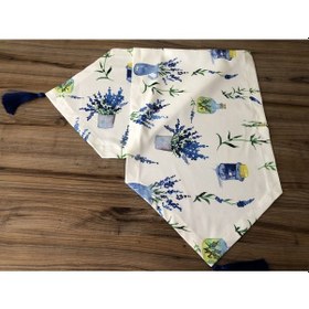 Resim Lavanta Bahçesi Runner Çok Renkli 