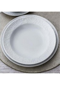 Resim Güral Porselen Bhd25du Bahar Düz Tabak 25 Cm 6 Lı 