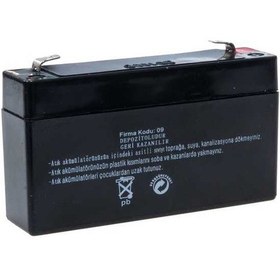 Resim 6 V 1.3 Ah Kuru Akü 