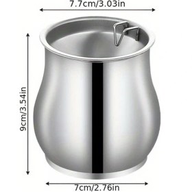 Resim Dashanshop 1 Adet Rüzgar Geçirmez Paslanmaz Çelik Pipo Ağızlığı Kapaklı Duman Ve Kül Tutmaz Ev Araç İçin 