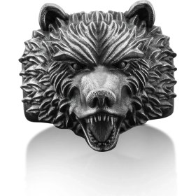 Resim Bysilverstone Ayı Gümüş Yüzük 