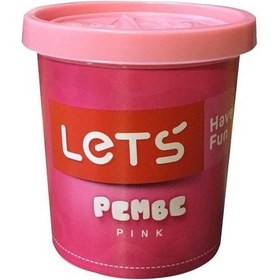 Resim Lets Pembe Oyun Hamuru 150 Gr L-8340-7 