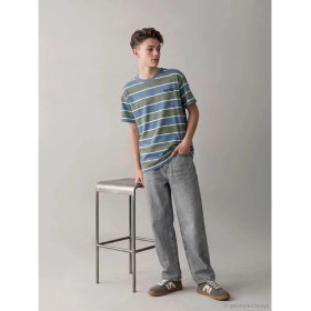 Resim LC Waikiki Lcw Kids Gri Baggy Fit Erkek Çocuk Jean Pantolon 