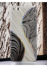 Resim Apple Uyumlu iPhone 6/6s Mermer Desenli Silikon Kılıf 