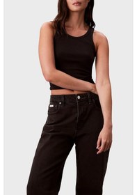 Resim Calvin Klein Bayan Kot Pantolon Lv047b909g 846 Siyah Siyah 