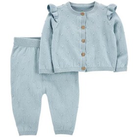 Resim Carter's Layette Kız Bebek 2'li Alt Üst Set 