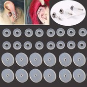 Resim 10 adet Yumuşak Silikon O-Halka Piercing Diskleri - Anti-Hiperplazi & Sarkan, Burun & Kulak Kıkırdağı için Mükemmel, Günlük Kıyafetler & Partiler için İdeal 