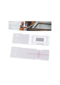 Resim Kosona Duvar Çatlak Ölçüm Aleti, Akrilik Kontrastlı Kalip, İnce Açık Izleme, Kayıt Formu Ve Somunlarla Sabitlenir 