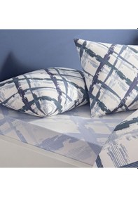 Resim Taç Brıza Ranforce Çift Kişilik Nevresim Takımı Mavi 000000001000050440 MAVI 