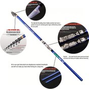 Resim Karbon Fiber Fly Olta Kamışı - Orta Hafif Hızlı Aksiyon, Mavi Altın Detay - Uzun Atışlar İçin Taşınabilir Tasarım - Dayanıklı Hafif Yapı, Tuzlu/Tatlı Su Balıkçılığı İçin Uygun - Açık Hava Tutkunları ve Tatil Hediyeleri İçin İdeal, Modern Balıkçılık Ekipmanı, Yüksek Performanslı Yapı, Profesyonel 