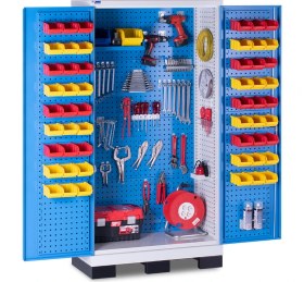 Resim Star Çelik Endüstriyel Malzeme Dolabı-Takım Asma Panolu-Avadanlık Kutulu 