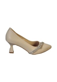 Resim Yazkış Kadın Siyah Ten Cilt Üzeri Taşlı 6cm Kadeh Topuk Düğün Nişan Abiye Ayakkabı 001 