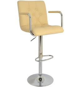 Resim Bürocci Helen Bar Sandalyesi-Krem-9519Q0115 Çok Renkli 