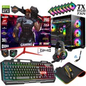 Resim Zeiron xTreme V7 Ryzen 7 5700X 16GB RAM 1TB M.2 Nvme SSD RTX3050 6GB 24" 165Hz Oyuncu Masaüstü Bilgisayar 