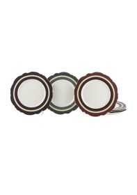 Resim Mikasa Moor Romantic 6lı Pasta Tabağı 21cm Çok Renkli 