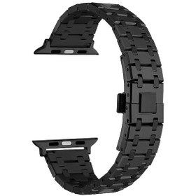 Resim Teknodur Watch 7 41mm Uyumlu Krd-83 Metal Kordon-siyah 