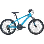 Resim Carraro Force 200 20 Jant Full Shimano Aluminyum Çocuk Dağ Bisikleti -Mavi Siyah 
