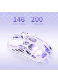 Resim Gravastar Mercury M1 Pro Rgb 26.000 Dpı Optik Gaming Mouse, Kablosuz, Magnezyum Alaşımlı, Programlan M1 Pro 