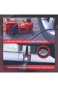 Resim Genel Markalar Elektrikli Araba Kriko Kiti 5 Ton 12v Hidrolik Kriko Seti 