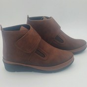 Resim Kadın Kışlık Kısa Rahat Ve Şık Bot Taba 