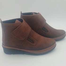 Resim Kadın Kışlık Kısa Rahat Ve Şık Bot Taba 