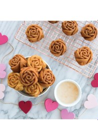 Resim Nordicware 6 Lı Mini Gül Kek Kalıbı Altın 