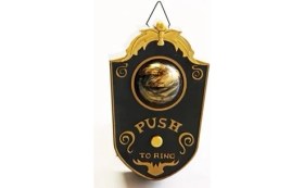 Resim Mena Rise Halloween Kapı Zili Ding Siyah 