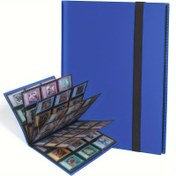 Resim Premium 9 Cepli Ticaret Kartı Cilti - Güvenli Yan Yükleme Tasarımı, 360 Kart Tutabilir, Anime Koleksiyoncuları İçin İdeal 