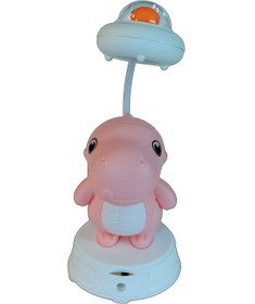 Resim TURKUAZ TASARIM&EVENTS Dinazor Figürlü Masa Lambası 