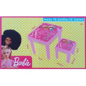 Resim MerCan Toys Barbie Masa Sandalye Takımı 