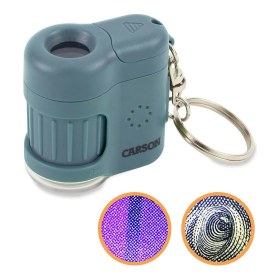 Resim Hype Store Carson MM-280B Micromini™ Cep Mikroskobu Anahtarlık, Mavi 