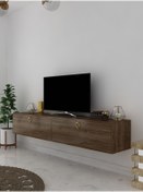 Resim Myniture Home & Living Duvara Monte Tv Sehpası Ceviz S6201-2 